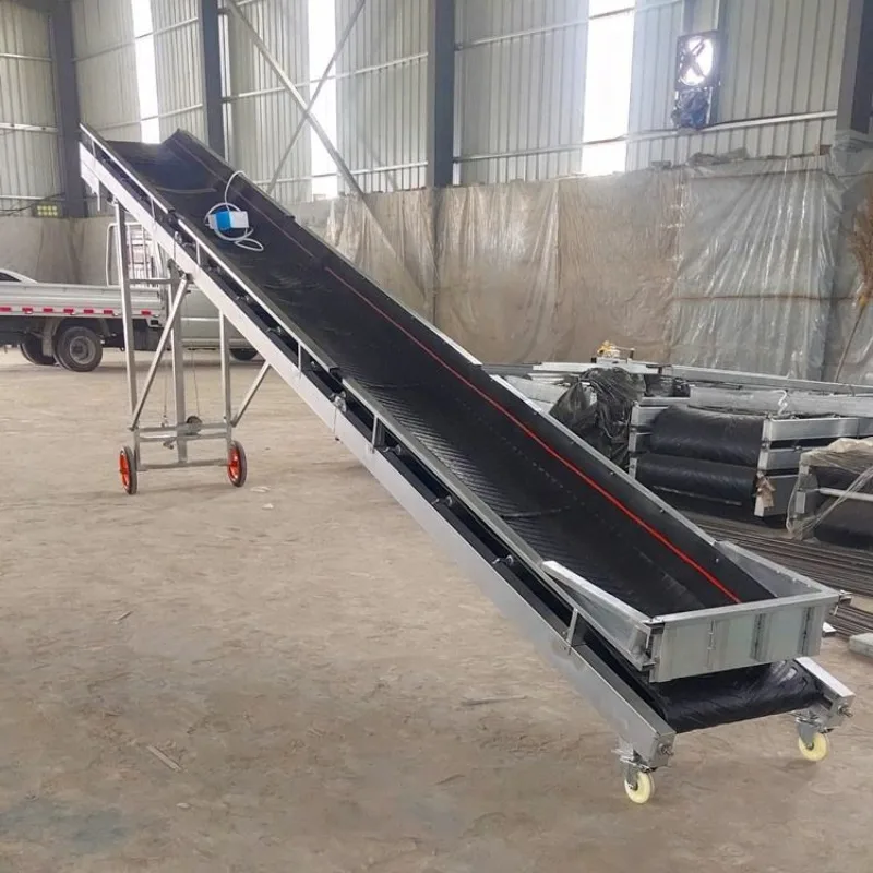 Customizable Folding Conveyor Belt Small Multi Use Loading Unloading Machine Incline Feeder Assembly Line Transport System