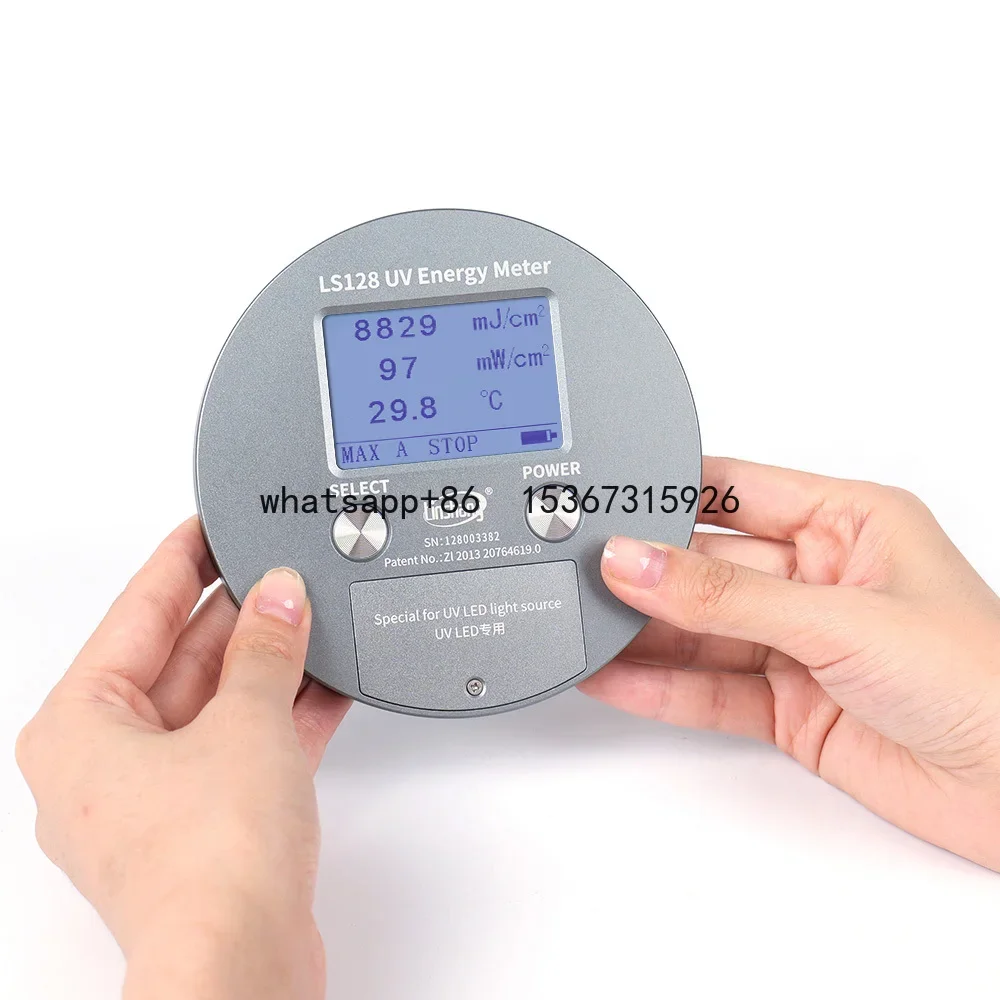 

LS128 UVALED Lamp Intensity Power Meter Digital 340nm to 420nm Light UV Power Puck Radiometer Integrator UV Energy Meter