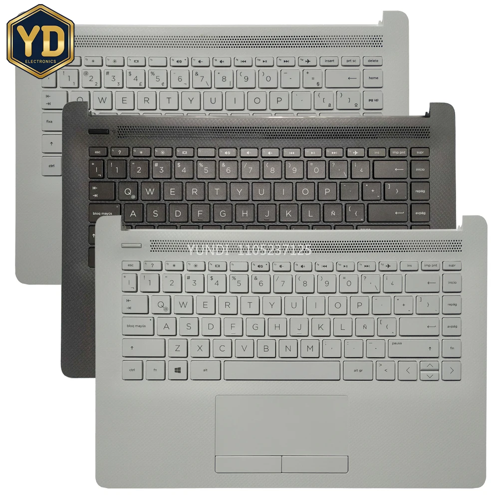 

YD New Latin/Brazil Keyboard For HP Pavilion 14-CM 14T-CM 14Z-CM14-CK 14-DG 240 245 246 G7 With Palmrest Upper Cover Case Touchp