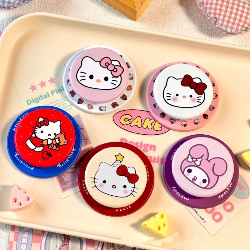 

Cartoon Cute Sanrio Hello Kitty Magnetic Holder Melody Telescopic Airbag Holder For iPhone Samsung Wireless Charging Case Holder