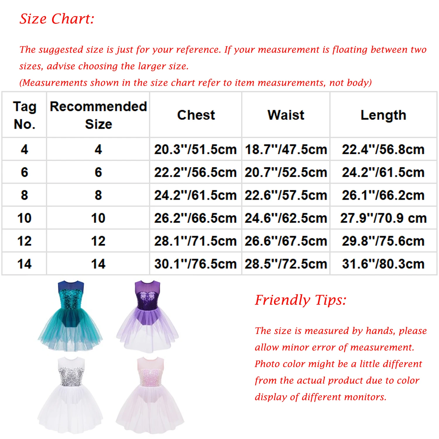 Kids Girls Sparkly Sequins Bowknot Ballet Dance Tutu Dress Gymnastics Leotard Ballerina Competition Stage Performance Costume