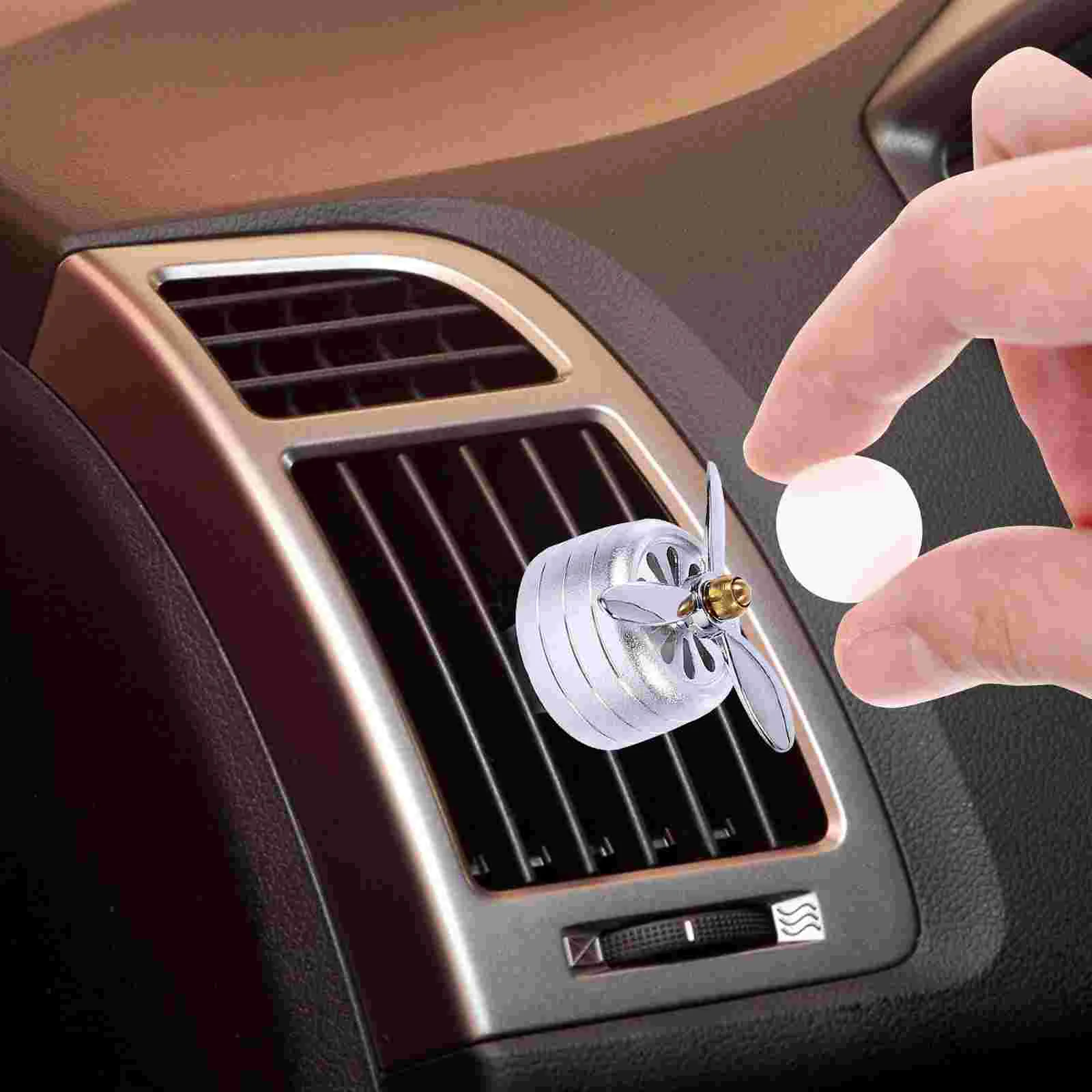 

12 Pcs Car Pe Aroma Diffuser Air Freshener Tablets Aromatherapy Replacements Pads Cars Accessory Machine Refills Fresheners