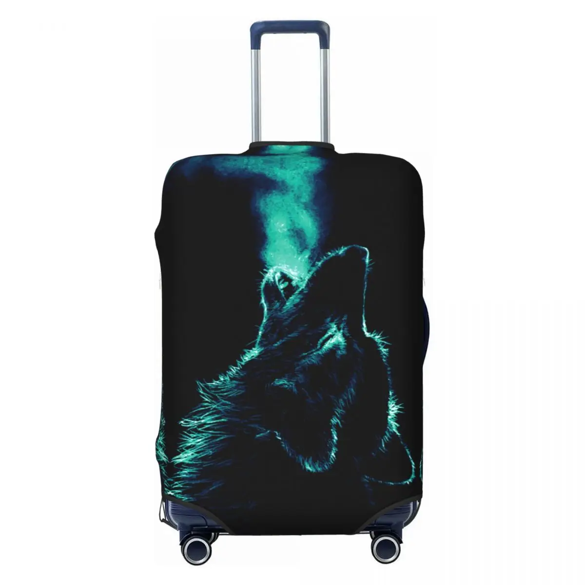 Custom Animal Wolf Luggage Cover Fashion Suitcase Protector Covers Suit For 18-32 inch