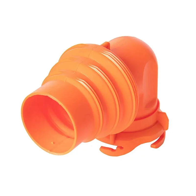 

ABRO-4,5M Телескопическое соединение канализационной трубы 90 ° Поворотный коленчатый соединитель шланга для сточных вод, подключенный к канализационной трубе, клапан для сточных вод RV