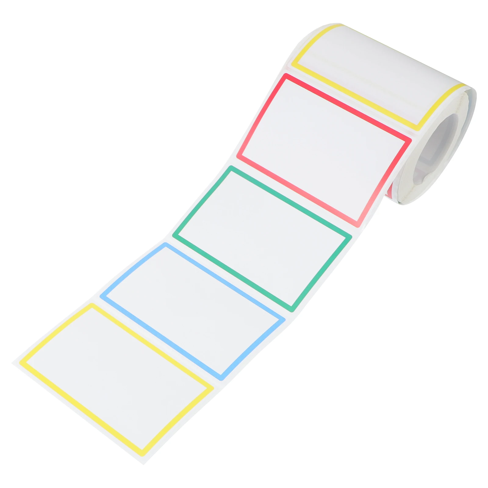 

Colorful Diy Name Labels Stickers Blank Adhesive Tags For School Office Home Identification Marking Cubbies Party Supplies