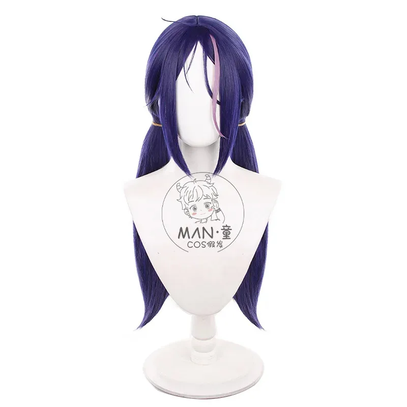2025 aaa 미타 코스프레 미사이드 크레이지 미타 긴 머리 내열성 할로윈 파티 애니메이션 가발 + 가발 모자