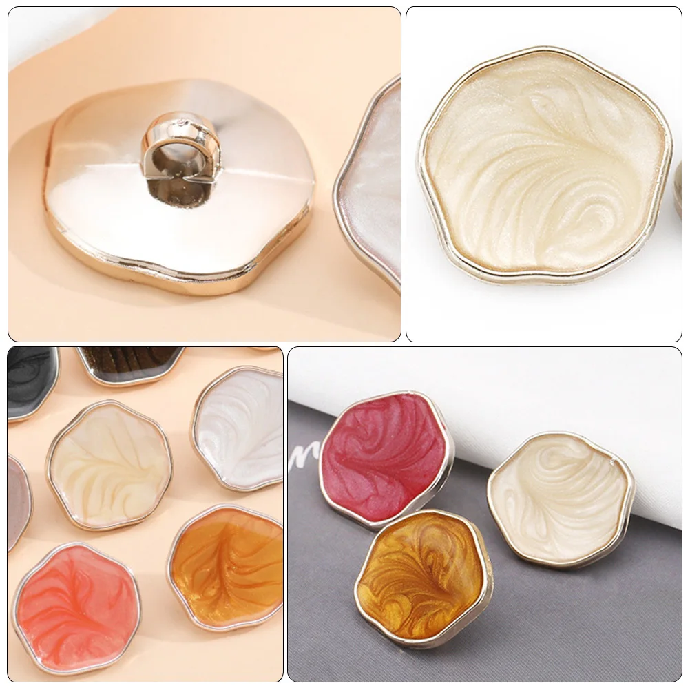 

20Pcs Fashionable Coat Buttons Creative Sewing Buttons Durable Practical Replacement Windbreaker Sweater Clothing Suits