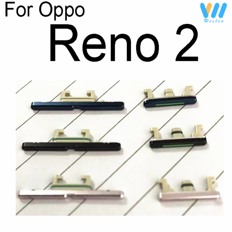 For OPPO Reno 2 Z 2Z 2F Power Volume Buttons ON OFF Power Volume Button Up Down Side Keypads Flex Cable Replacement Repair Parts