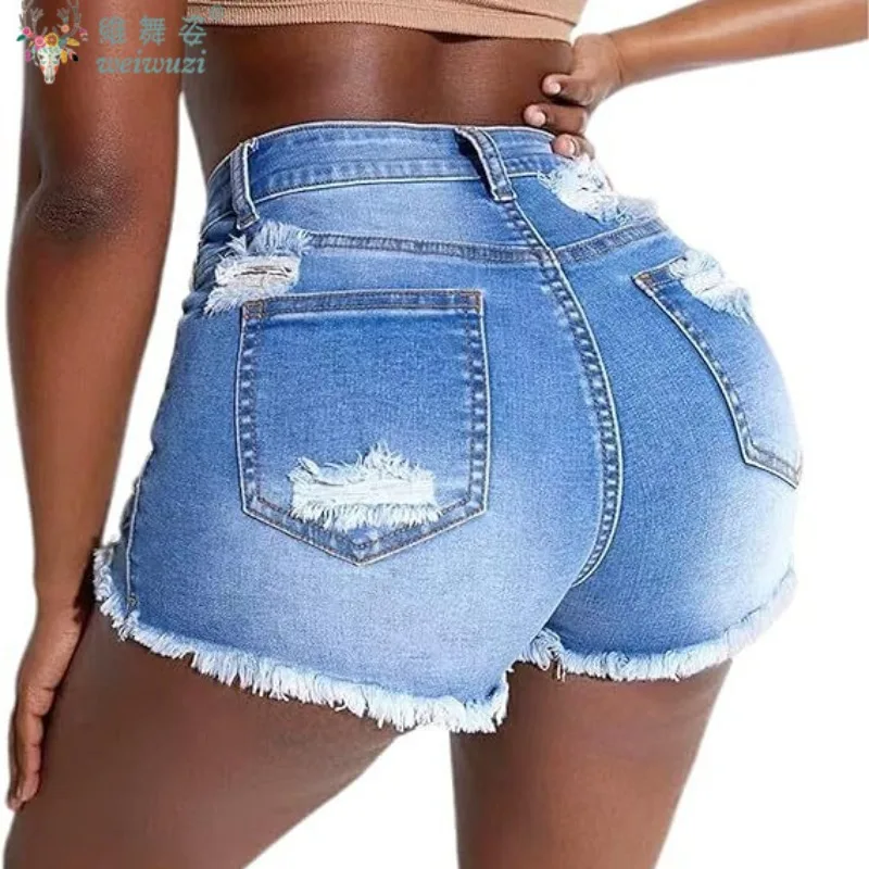 

Women's Y2K Jeans Denim Shorts Harajuku Casual Vintage A Line Slim Fit Ripped Shorts High Waist Pants Beach Party Jeans Shorts