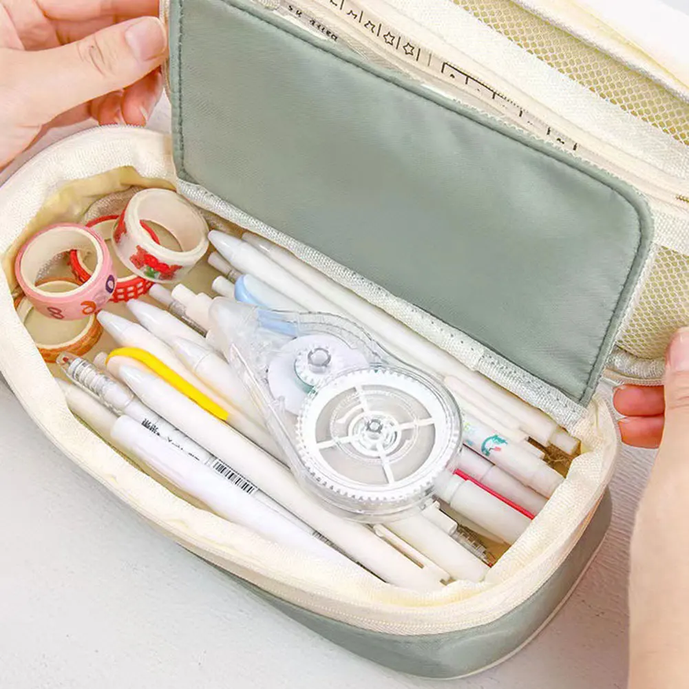 Универсальная легкая сумка для хранения канцелярских принадлежностей для мальчиков и девочек