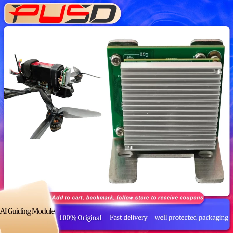 Modulo di guida AI per drone FPV Monitoraggio automatico, rilevamento, blocco funzioni di tracciamento automatico Modulo crossover per seguire aereo preciso