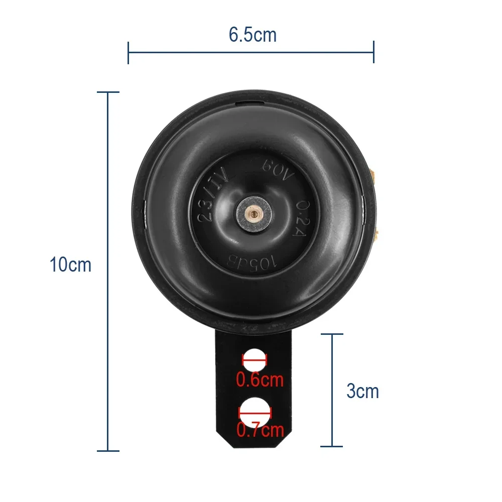 Universal 48V/60V Horn Lautsprecher Horn 0,2A 105db Wasserdichte Hörner Lautsprecher für Kaabo Wolf Warrior King elektrische Roller – Detail 11