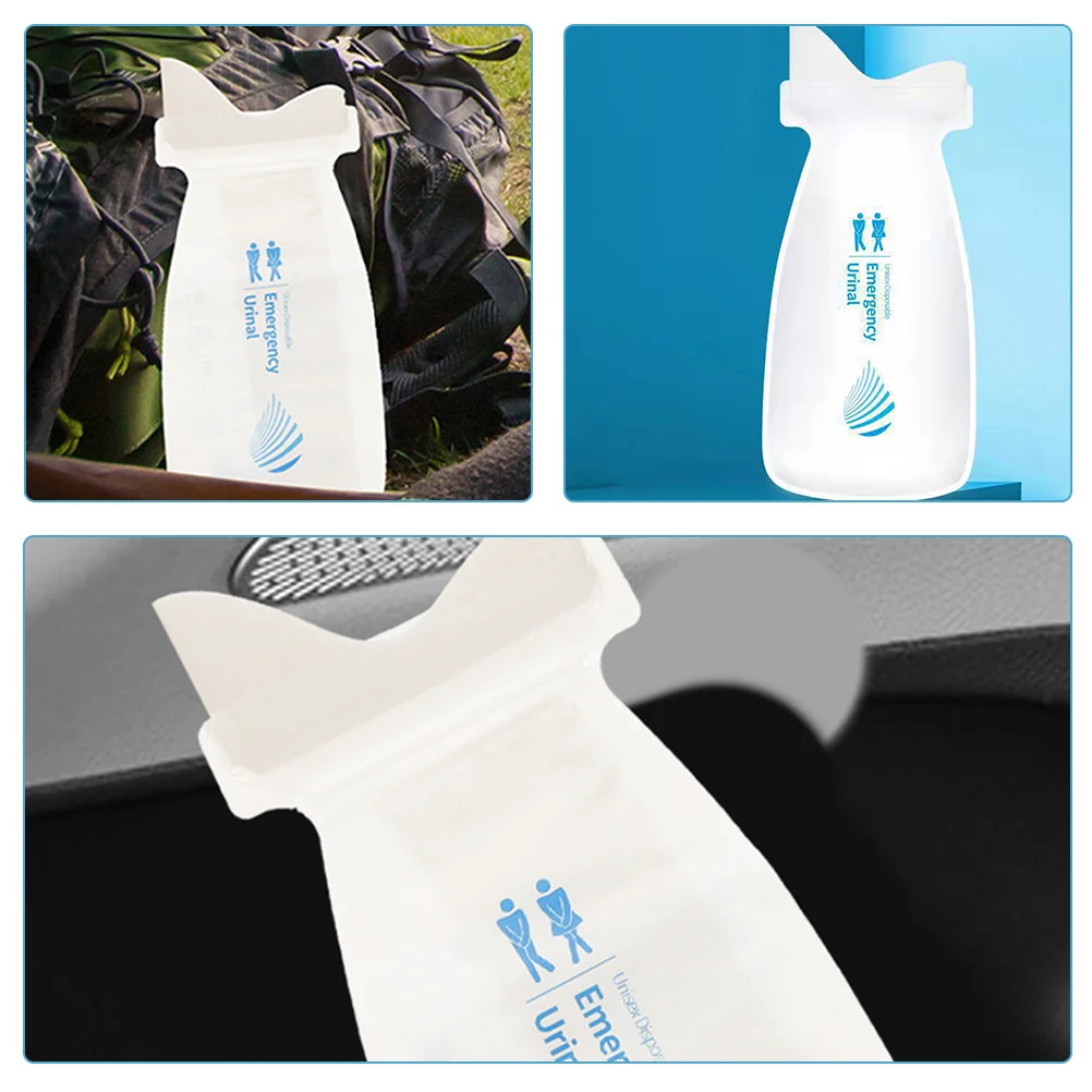 

16 шт. автомобильные одноразовые мешки для мочи портативные аварийные дорожные мешки для мочи герметичный герметичный дизайн одноразовое использование для кемпинга на открытом воздухе