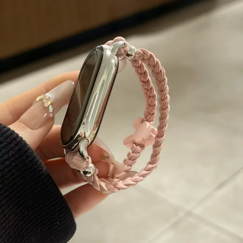 

Cute Cartoon Woven Strap Suitable for Xiaomi Band 8Pro/9Pro, For Mi Band 3/4/5/6/7, 8/8NFC/9/9NFC/10/10NFC, For Redmi Watch5/4/6