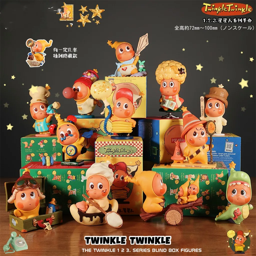

Original 123 Twinkle Twinkle Series Blind Box Toys Kawaii Anime Action Figure Caixa Caja Surprise Mystery Box Dolls Girls Gift