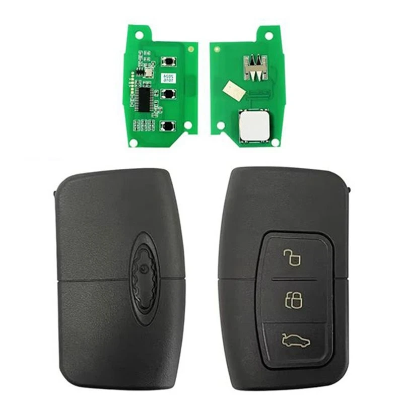 3M5T-15K601-DC 1698112 Smart Key 433Mhz Keyless Go For Ford Mondeo Focus C-Max Galaxy 2005-PN 4D63/4D83 Chip FCC