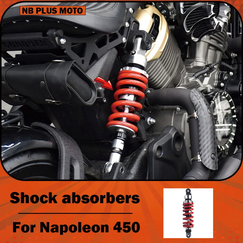 【Premium】For Napoleon 450 Modified and Enhanced: Shock Absorber Damping Adjustable for Soft or Hard Feelings – Motorcycle Rear S