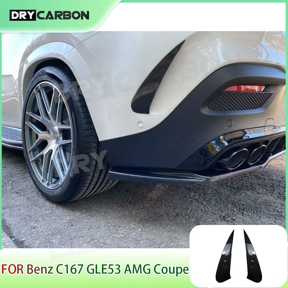 

Карбоновый задний бампер, накладки на боковые вентиляционные отверстия, спойлер для Mercedes Benz GLE Class C167 GLE53 AMG Coupe 2020+