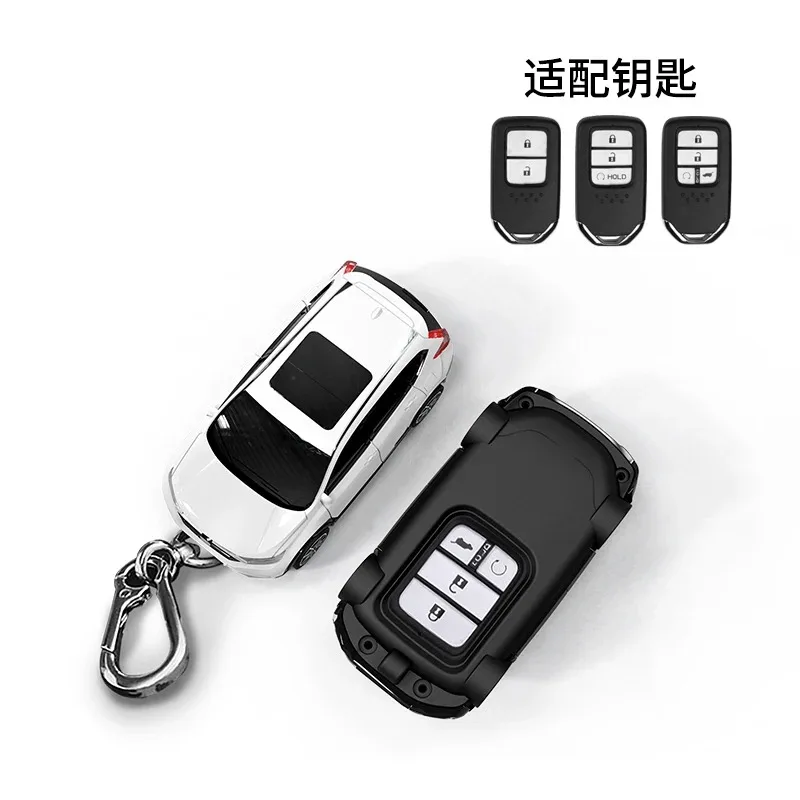 For Honda CRV Appearance for Honda Fit Odessey City Jazz XRV Venzel HRV CRV Accord Remote Smart Car Key Case Cover Fob Keychain