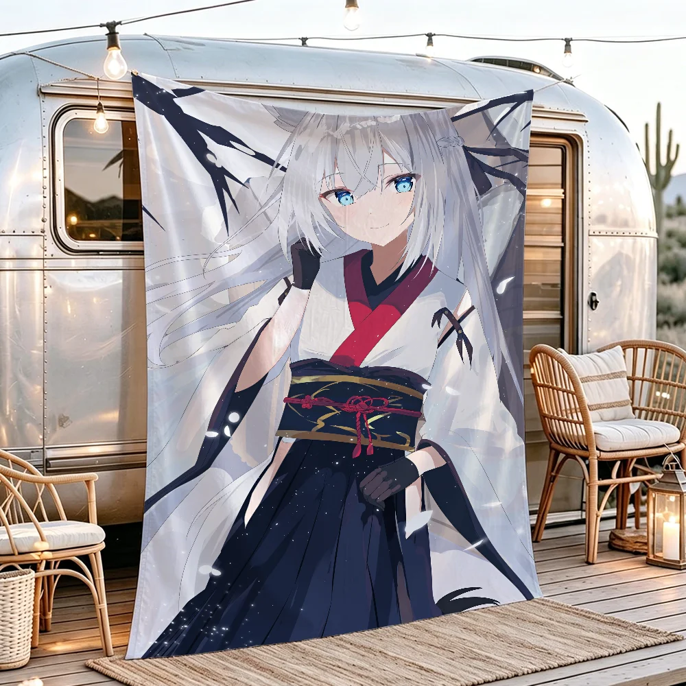 Kawakaze Game A-Azur Lane flag Tapestry Room Decoration Wall Hanging Aesthetic Bedrooms Advertising Banner