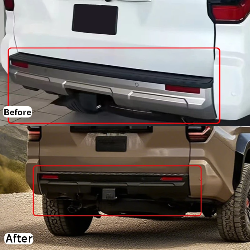 Rear Bumper Guide Groove For Toyota 4Runner 2025 Bumper Spoiler Exterior Upgrade Parts Car Accessories