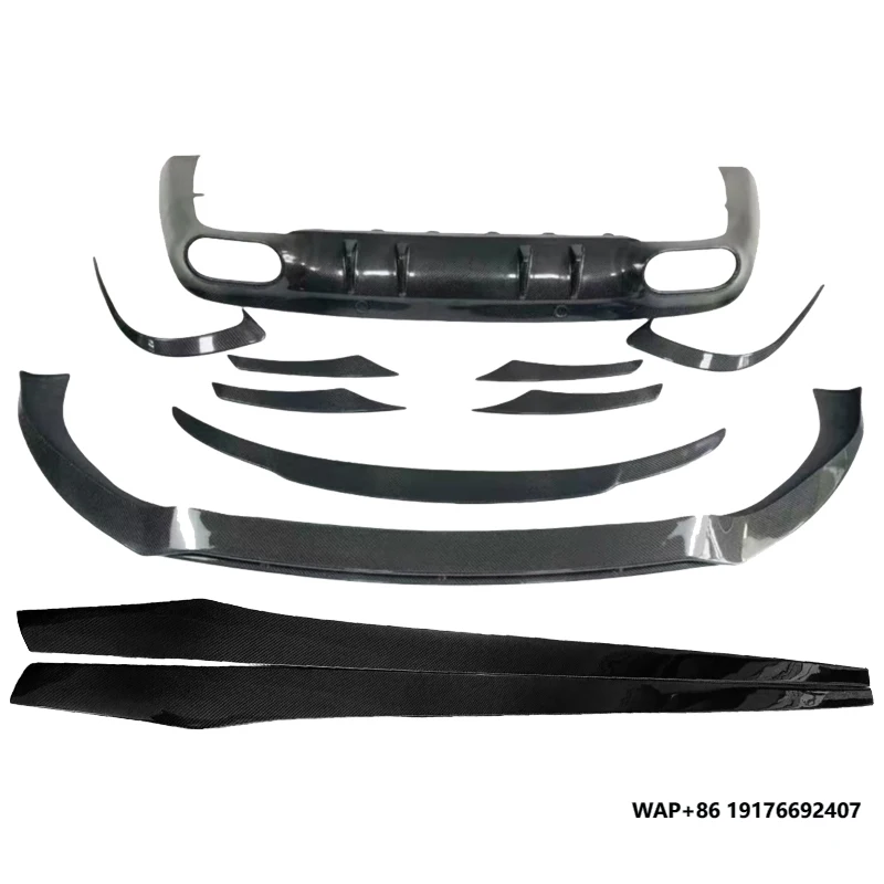 For Mercedes Benz W257 CLS Carbon Fiber Body Kits Front Lip Rear Lip Front Canards Side Skirt Rear Wing Upgrade Brand New Kits