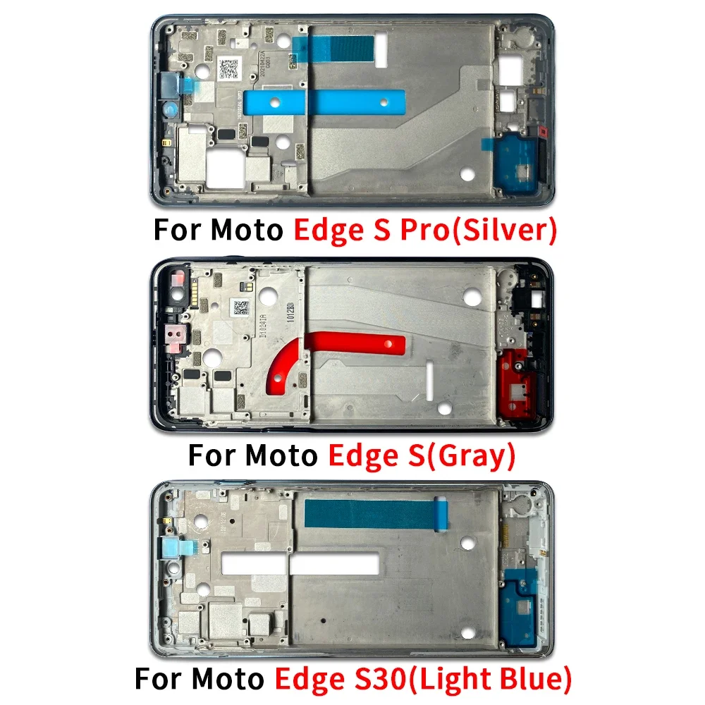 NEW For Moto Edge 20 Lite Pro S S30 Edge Plus Edge 40 Neo Middle Frame Housing LCD Front Frame Bezel Repair Parts