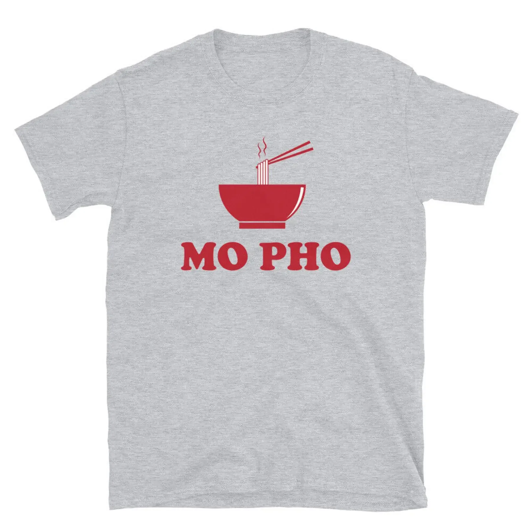 تي شيرت Mo Pho Vietnam Rice Noodles Meat Poultry Broth Soup بأكمام قصيرة للجنسين #1