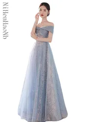 Quinceanera Dresses Elegant off Shoulder Women Evening Dresses A-Line Tulle Prom Party Gown Vestidos De Fiesta