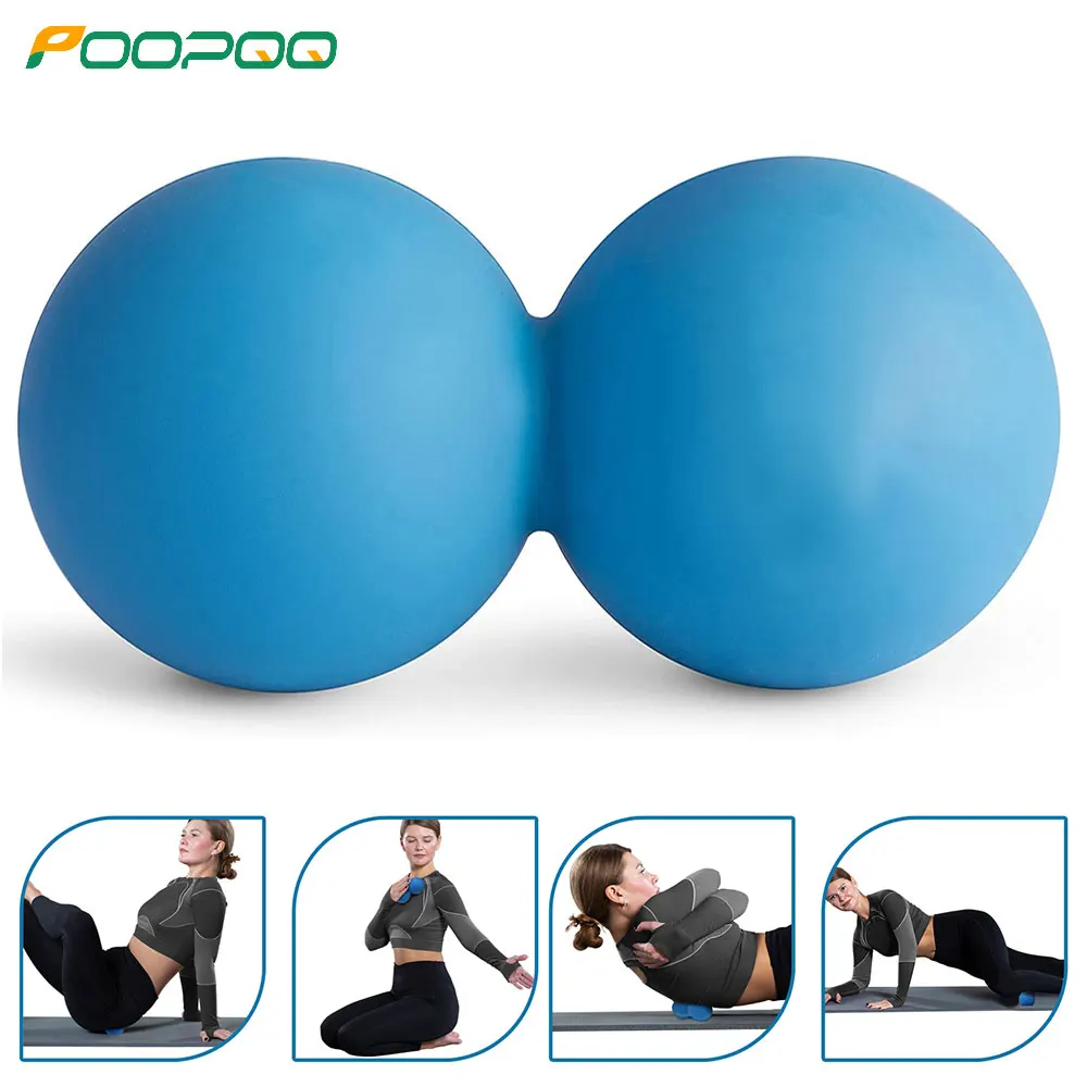 Bola de massagem de amendoim, bola de mobilidade de fisioterapia, ferramenta de massagem de tecidos profundos, liberação miofascial, relaxante