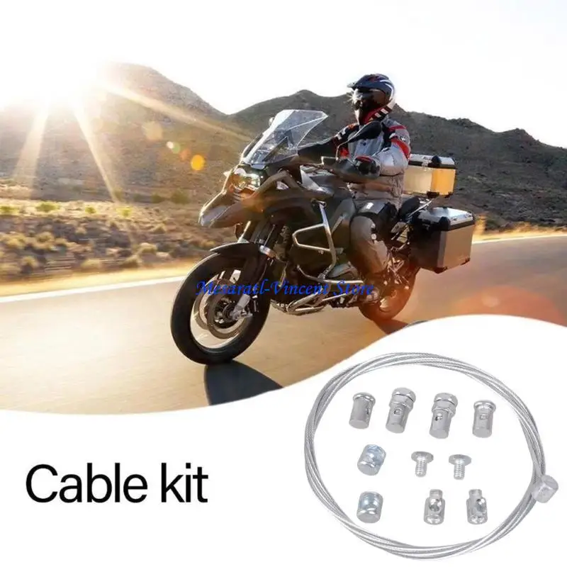 A70F Small Motorcycle Brake Cable Replacements Emergency Clutch Repair for Riding