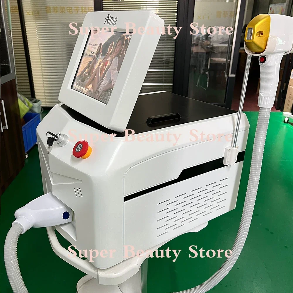 2024 NEWEST Professional High Power Diode Laser Painless hair removal machine Three wavelengths 755nm 808nm 1064nm 20 million