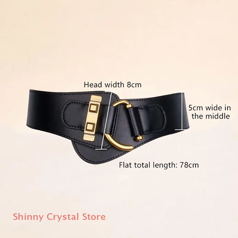 5 Fashion Waist Belts For Women Girls PU Leather Clothes Belts Adjustable Belts Clothes Decoration Gifts