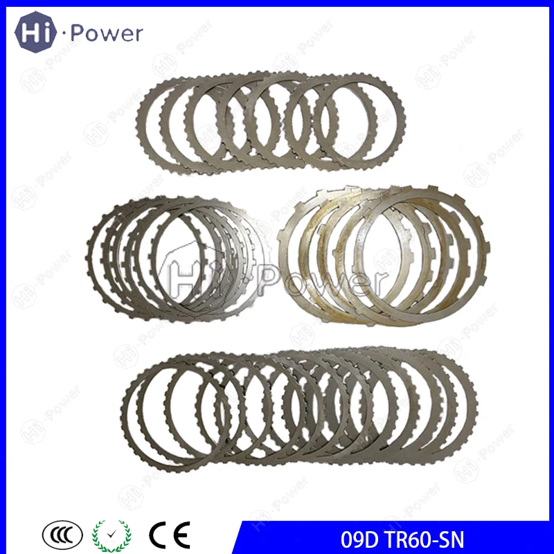 

09D TR60-SN TR60SN Auto Transmission Clutch Plate Steel Plate For AUDI VOLKSWAGEN Car Accessories Gearbox Disc Kit