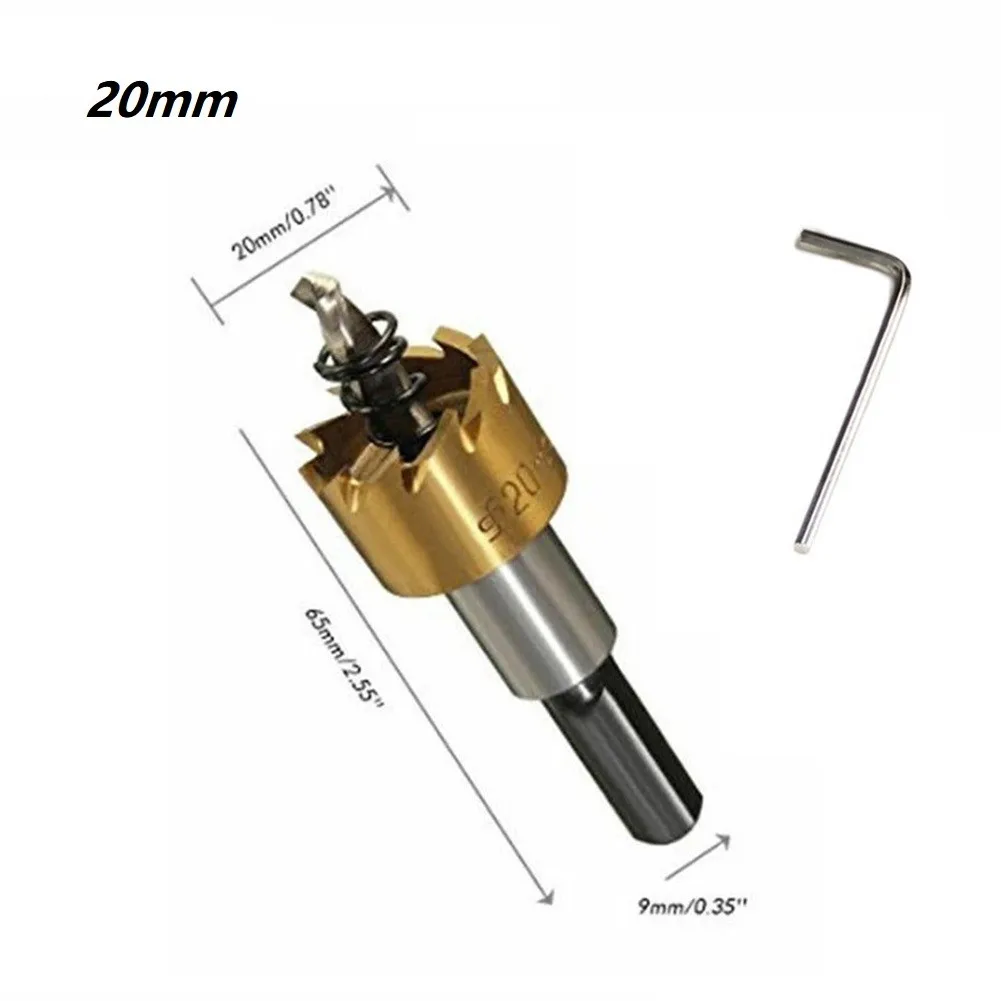 Accessories Stainless Steel Alloy Drill HSS Hole Metal Mm Saw Titanium 16 30 Bit Cutter Bicycle Bike MTB Parts