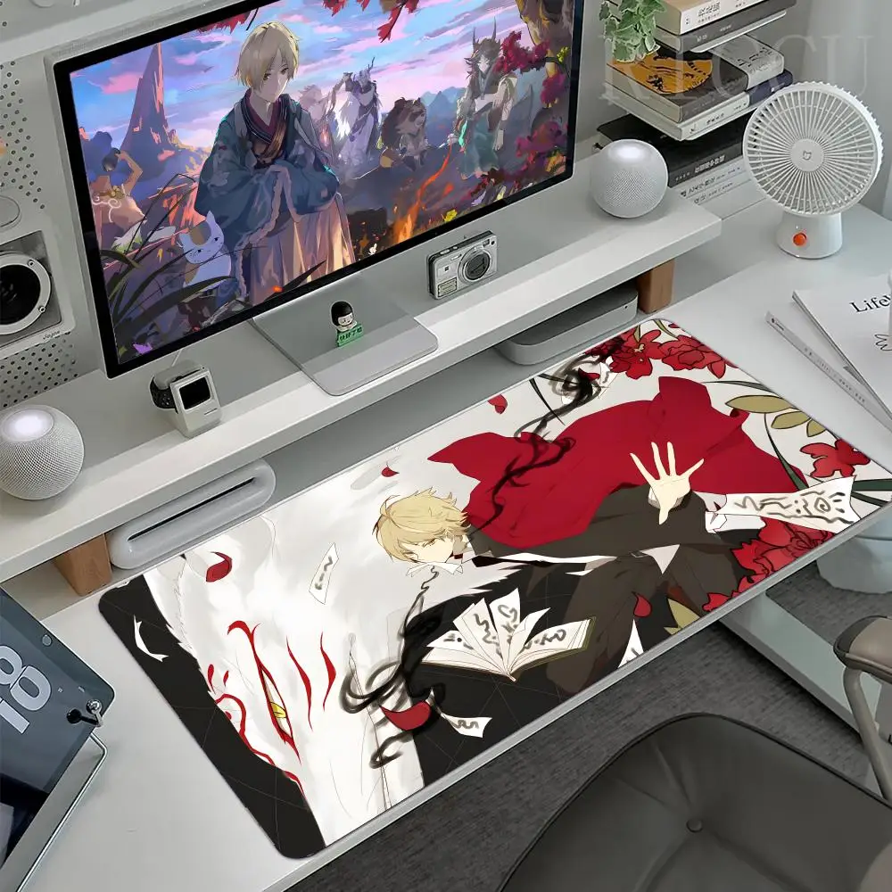 

anime N-natsumes Book of Friends Mouse Pad Mousepad Large Gaming Mouse Pad LockEdge Thickened Computer Keyboard Table Desk Mat
