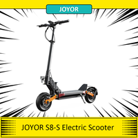 JOYOR S8-S Folding Electric Scooter 600W*2 Dual Motors 48V 26Ah Battery 10'' Tire 90km Long Rang Escooter Dual Hydraulic Brake