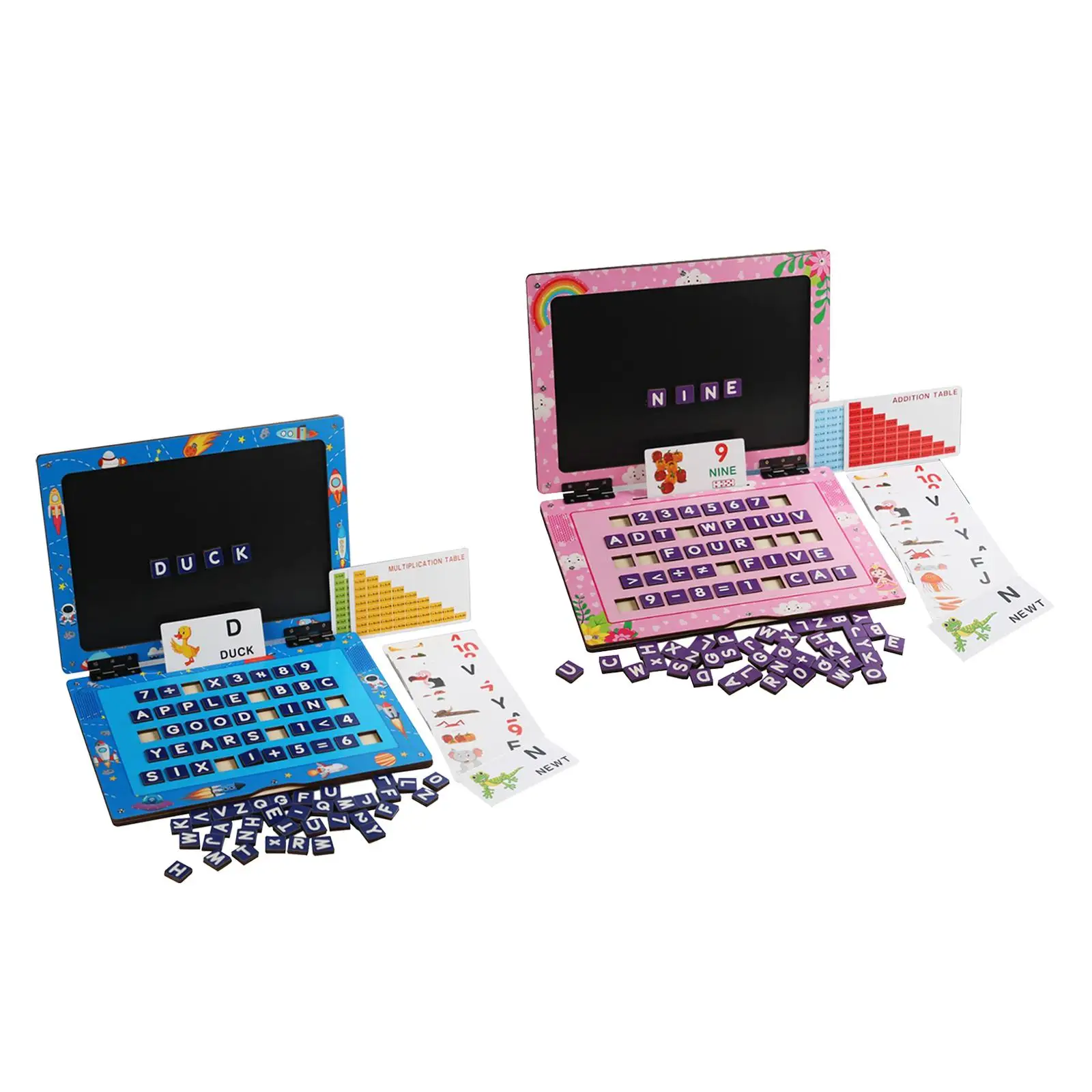 My First Laptop Puzzle Montessori Toys for Birthday Gift Boys Girls Children