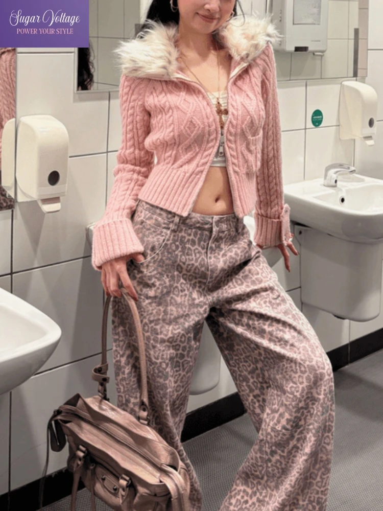 

Vintage Elegant Striped Drawstring Waist Jacket Women Autumn Retro Lapel Zipper Coat Casual Loose Fit Outerwear Fashion Style