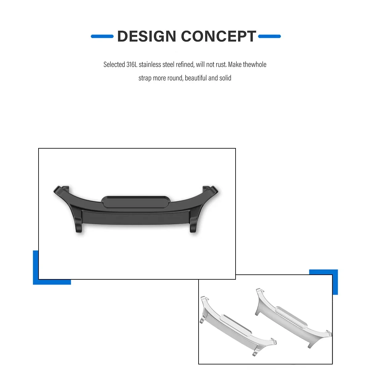   Металлический разъем для Samsung Galaxy Watch 7 Ultra 47 мм, 1 пара адаптеров для часов Samsung Watch 7 Ultra, 20 мм, 22 мм, 24 мм, аксессуары