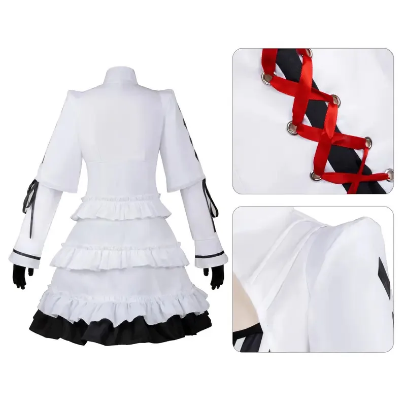 فستان Asuka Langley Soryu Em Camadas زي أداء تنكري للقرن الجديد بدلات الرسوم المتحركة أنيمي؛ 5'b، 8.v؛ #5