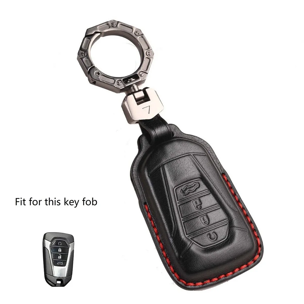 

High Quality 1x Car Key Cover Button Automotive Interior Black Anti-drop Anti-fall Excellent Touch For ISUZU D-MAX