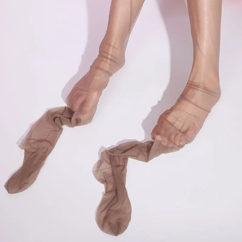 Stoking Pria Ultratipis 1D Pantyhose Anti Kait Ukuran Besar Set Sutra Hitam Halus Seksi Menggoda Tak Terlihat