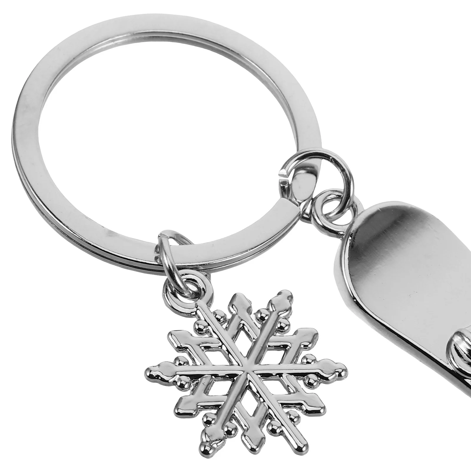 Mini Snowboard Keychain Custom Metal Sport Pendant for Bag Car Keys Unique Winter Accessory for Enthusiasts Ski Pendant