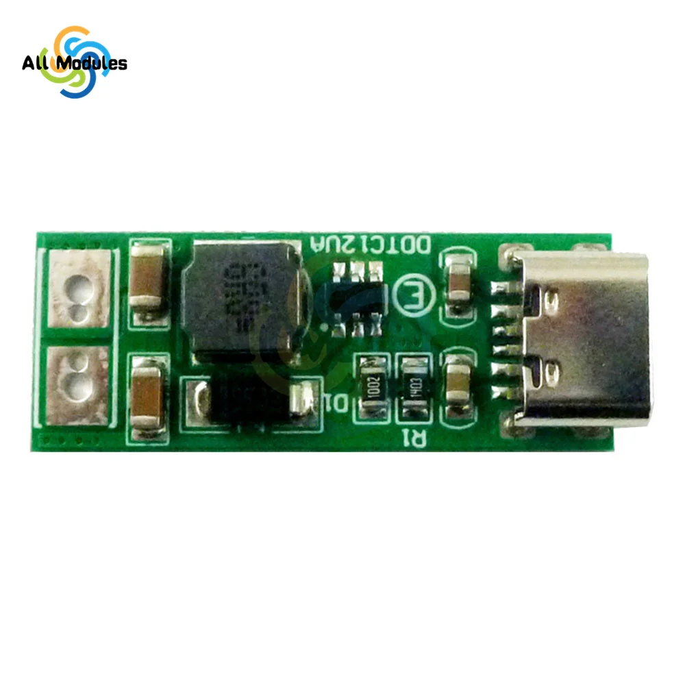 9W mini Type-C USB DC 5V to 6V 9V 12V 15V 24V DC DC Boost Step-up Converter PWM PFM Voltage Regulator Module