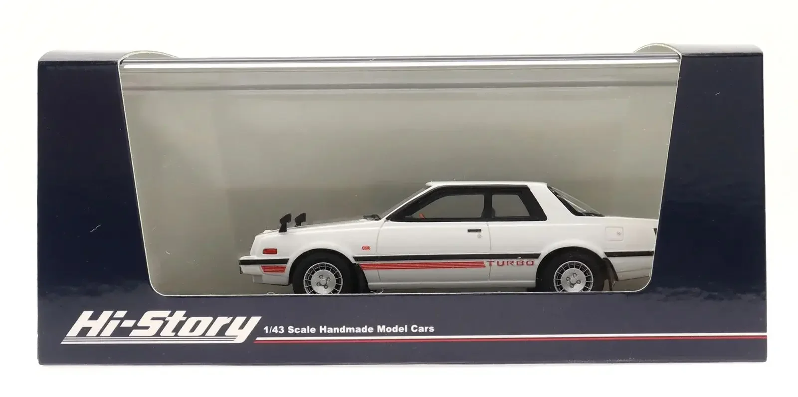 Hi Story modello in scala 1:43 per Mitsubishi GALANT 2000 GSR TURBO 1980 resina modello di auto veicoli giocattolo collezione di modelli di auto classici