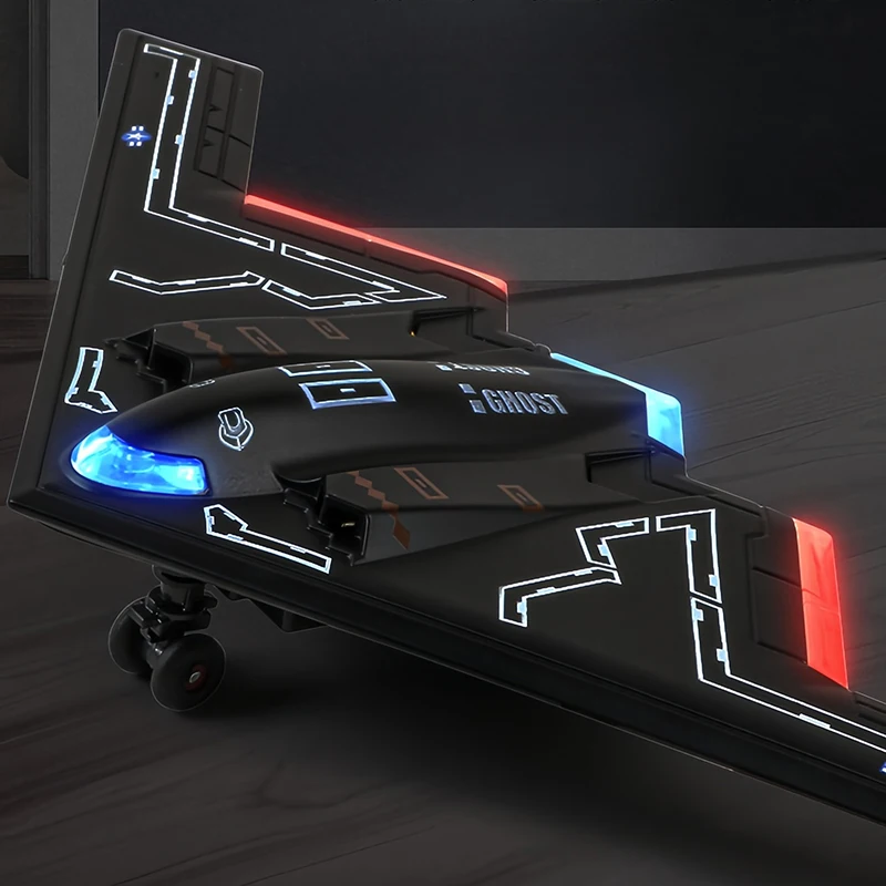 

F-16 SU-35 SR-71 Ghost B2 модель бомбардировщика-истребитель детский игрушечный самолет мужской голосовой свет сплав истребитель орнамент