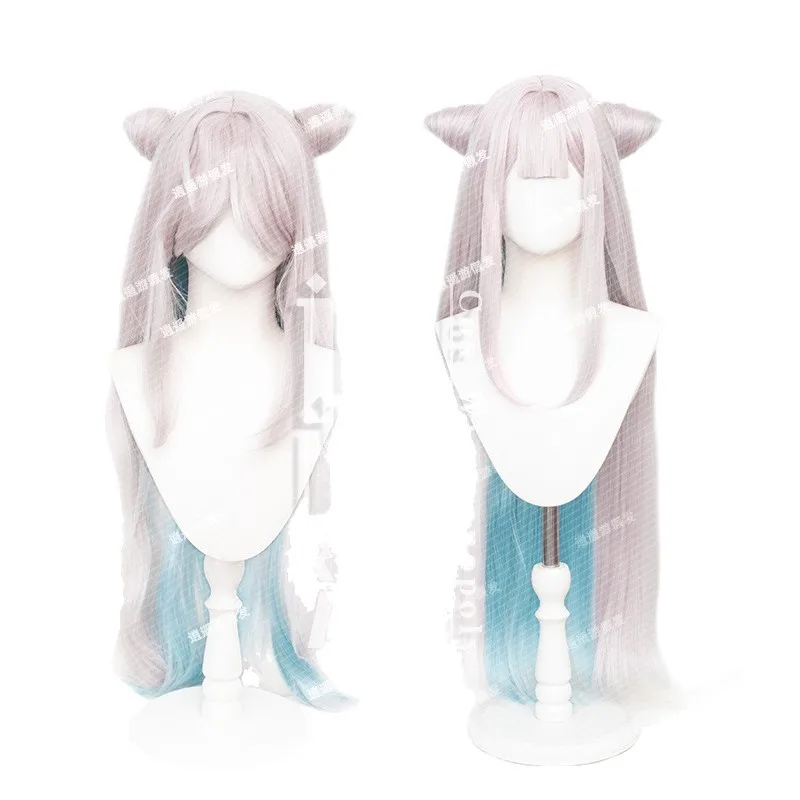 الفتاة السحرية والشر العدو السابق شينموري هاكوجا شعر مستعار تأثيري محاكاة فروة الرأس العلوي حزمة شعر منفصلة هدية الهالوين