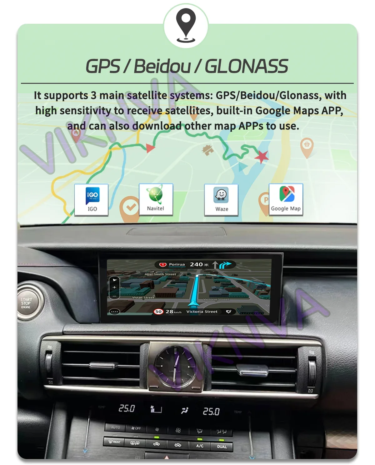 Android 14 Car Radio For Lexus IS RC 200 250 300 350 200t 300h 2013-2019 128GB Multimedia Video Player CarPlay Autoradio 4G