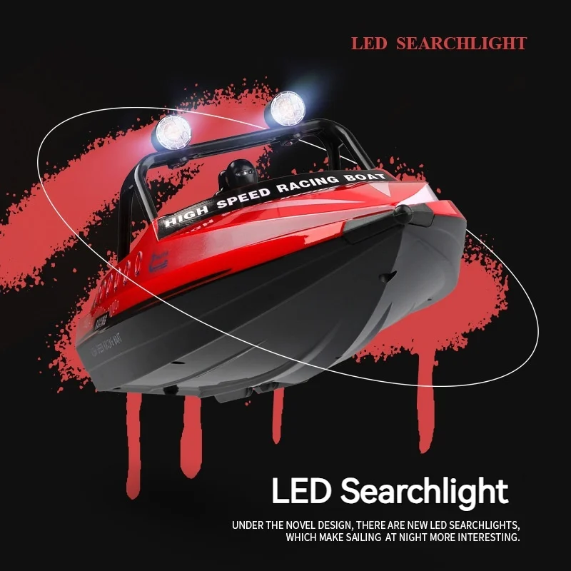 Neues Weili 917 Jet Sports ferngesteuertes Boot mit Licht, Hochgeschwindigkeits-Schermaschine, Spezialeffekte, elektrisches Bootsmodell, Kinderspielzeug
